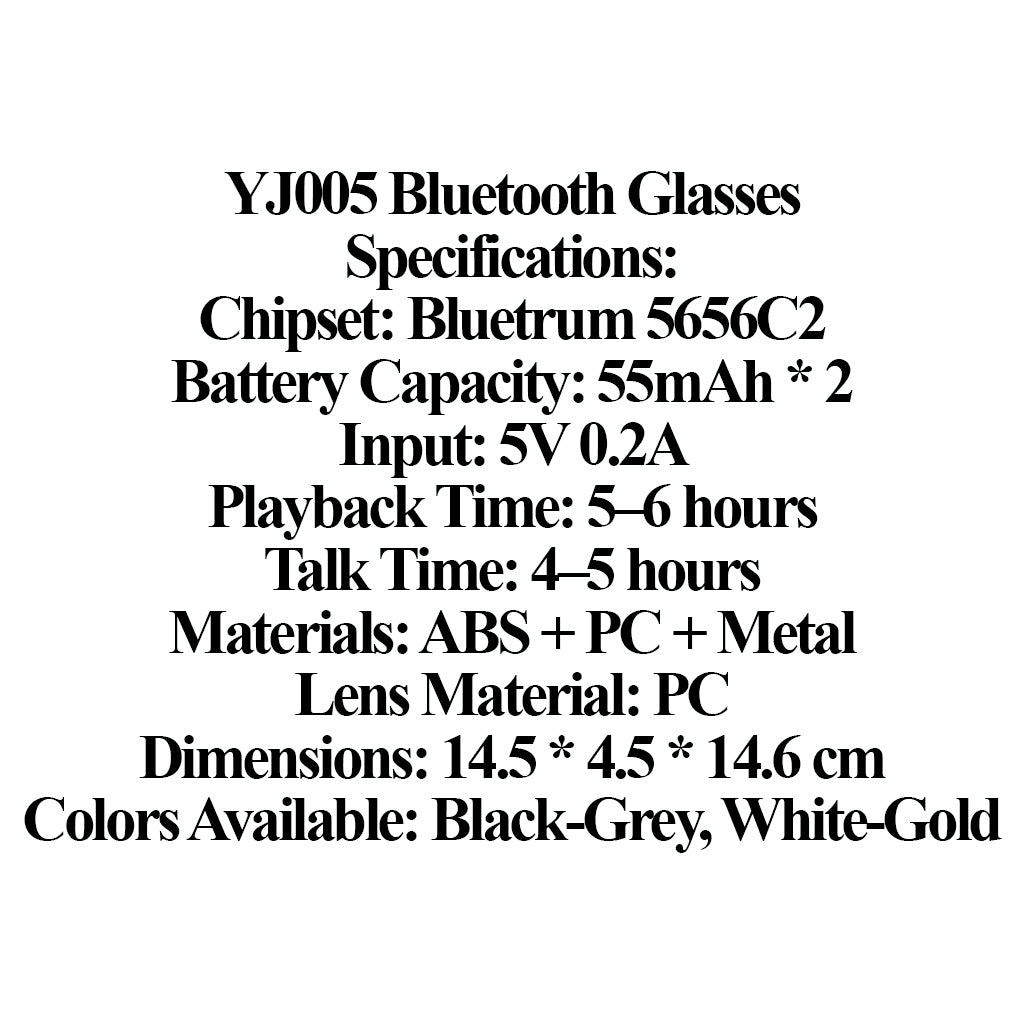 YJ005BluetoothGlasses